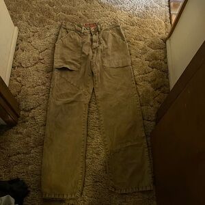 Cute guess cargo straight leg pants